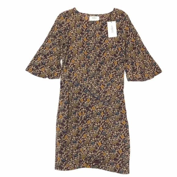 BA&SH “Child” Floral Print Flared Sleeve DRESS EUC - Picture 3 of 7